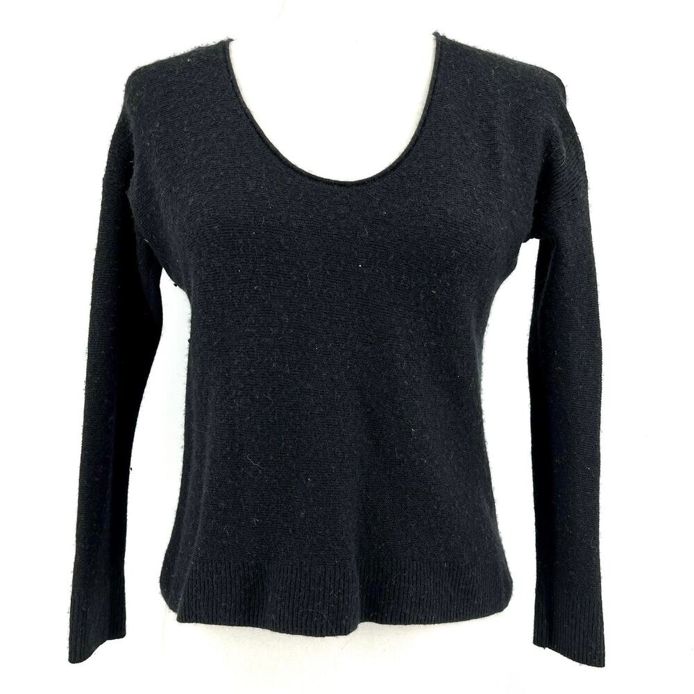 Madewell Women’s XS Black Merino / Alpaca Viscose Blend Round Neck Sweater